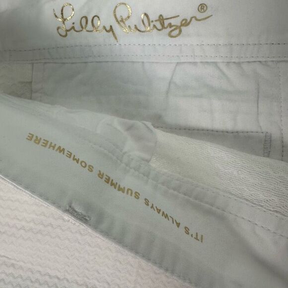 Lilly Pulitzer Size 6 Callahan Short White - Picture 6 of 8